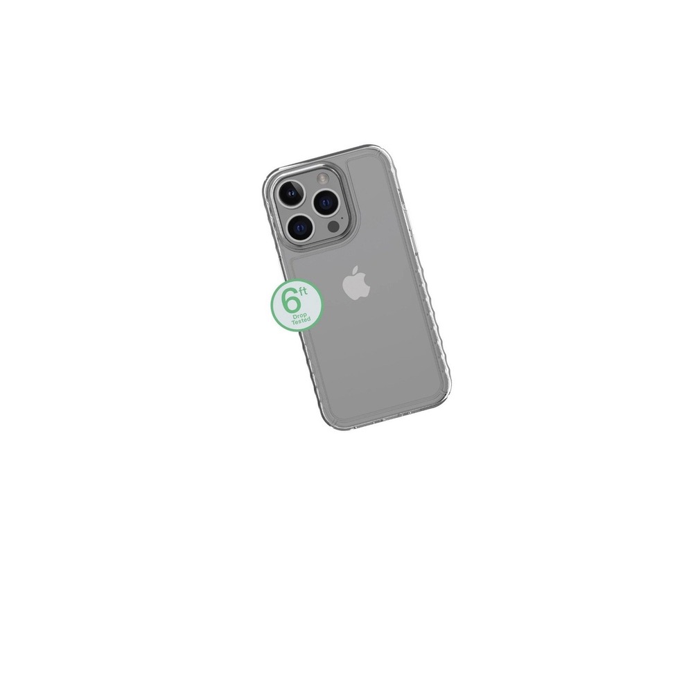 onn Protective Gel Phone Case for iPhone‎ 15 Pro Max Clear